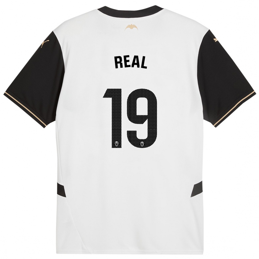 Kandiny Enfant Maillot Kerlly Real #19 Blanc Noir Tenues Domicile 2024/25 T-Shirt