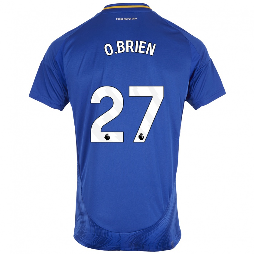 Kandiny Enfant Maillot Shannon O.brien #27 Bleu Blanc Tenues Domicile 2024/25 T-Shirt