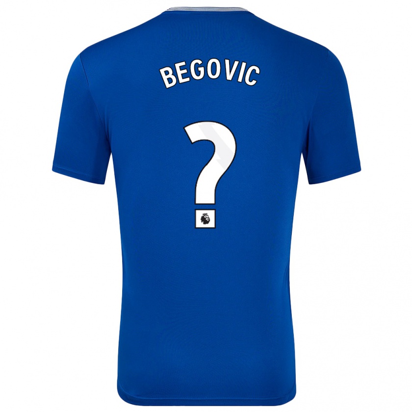 Kandiny Enfant Maillot Asmir Begovic #0 Bleu Avec Tenues Domicile 2024/25 T-Shirt