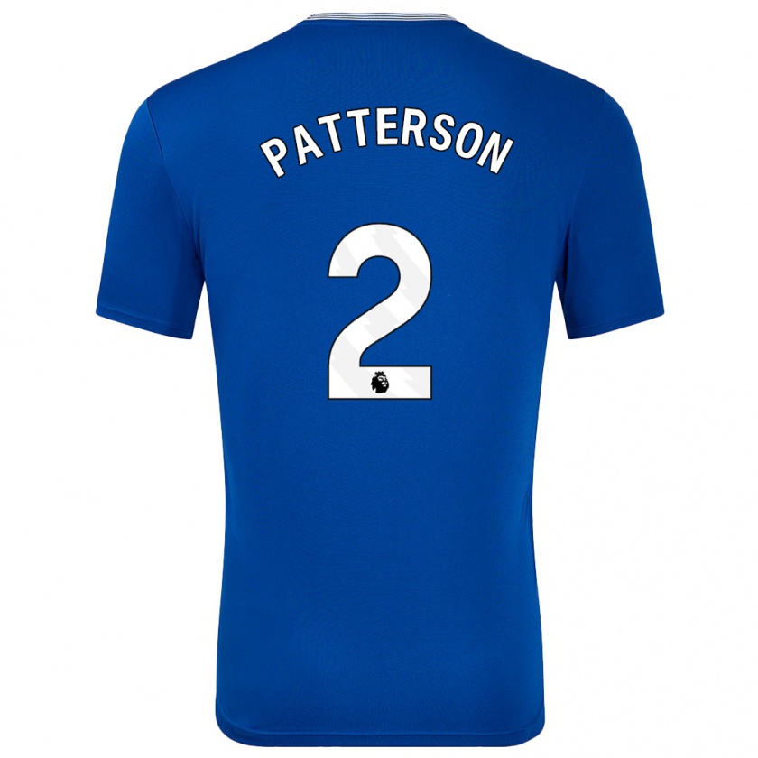 Kandiny Enfant Maillot Nathan Patterson #2 Bleu Avec Tenues Domicile 2024/25 T-Shirt