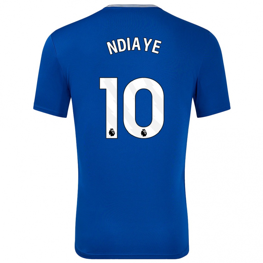 Kandiny Enfant Maillot Iliman Ndiaye #10 Bleu Avec Tenues Domicile 2024/25 T-Shirt