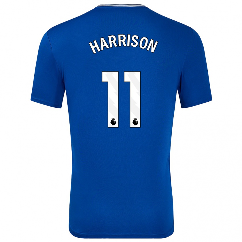 Kandiny Enfant Maillot Jack Harrison #11 Bleu Avec Tenues Domicile 2024/25 T-Shirt