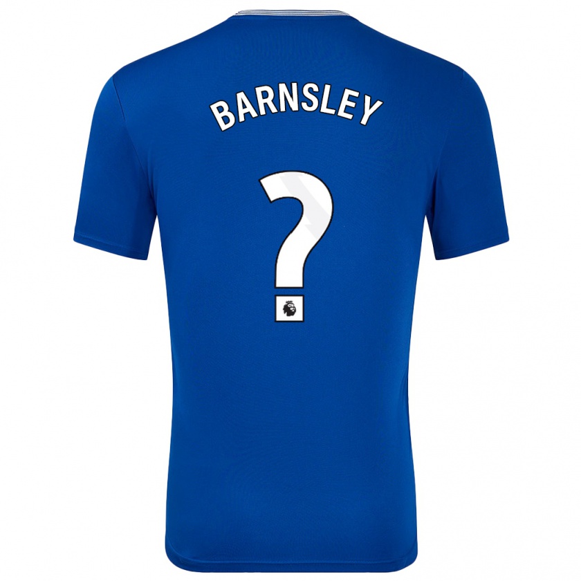 Kandiny Enfant Maillot Fraser Barnsley #0 Bleu Avec Tenues Domicile 2024/25 T-Shirt