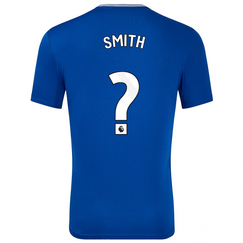 Kandiny Enfant Maillot Odin Samuels-Smith #0 Bleu Avec Tenues Domicile 2024/25 T-Shirt