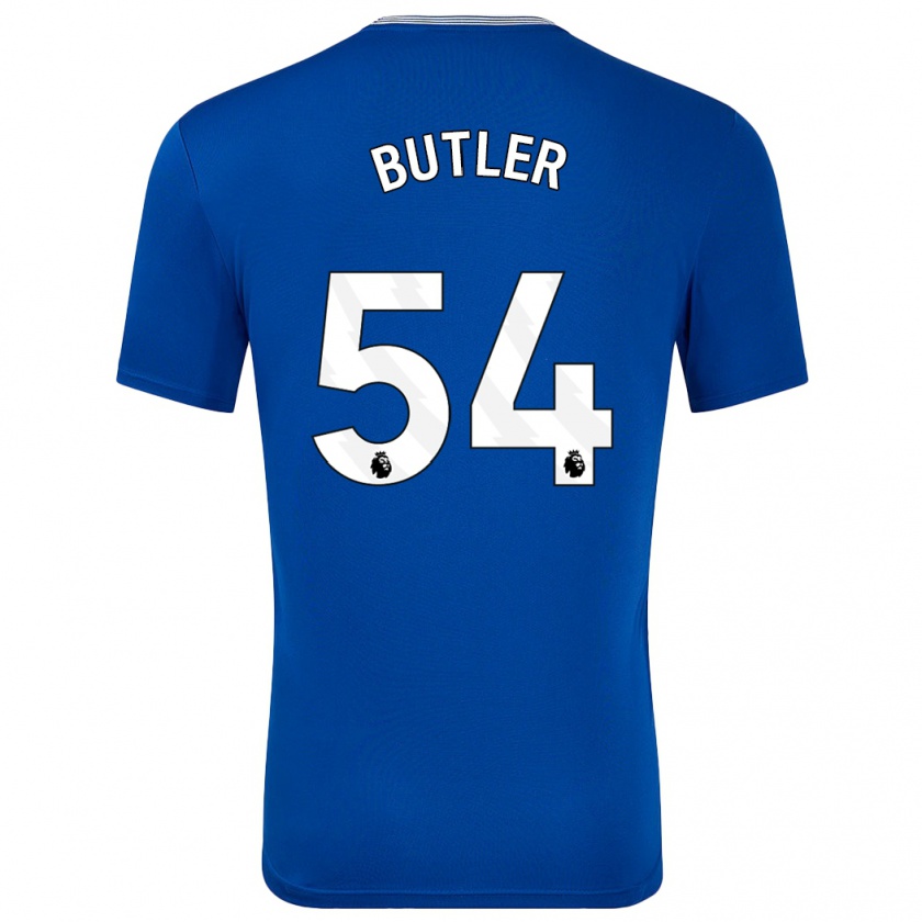 Kandiny Enfant Maillot Jack Butler #54 Bleu Avec Tenues Domicile 2024/25 T-Shirt