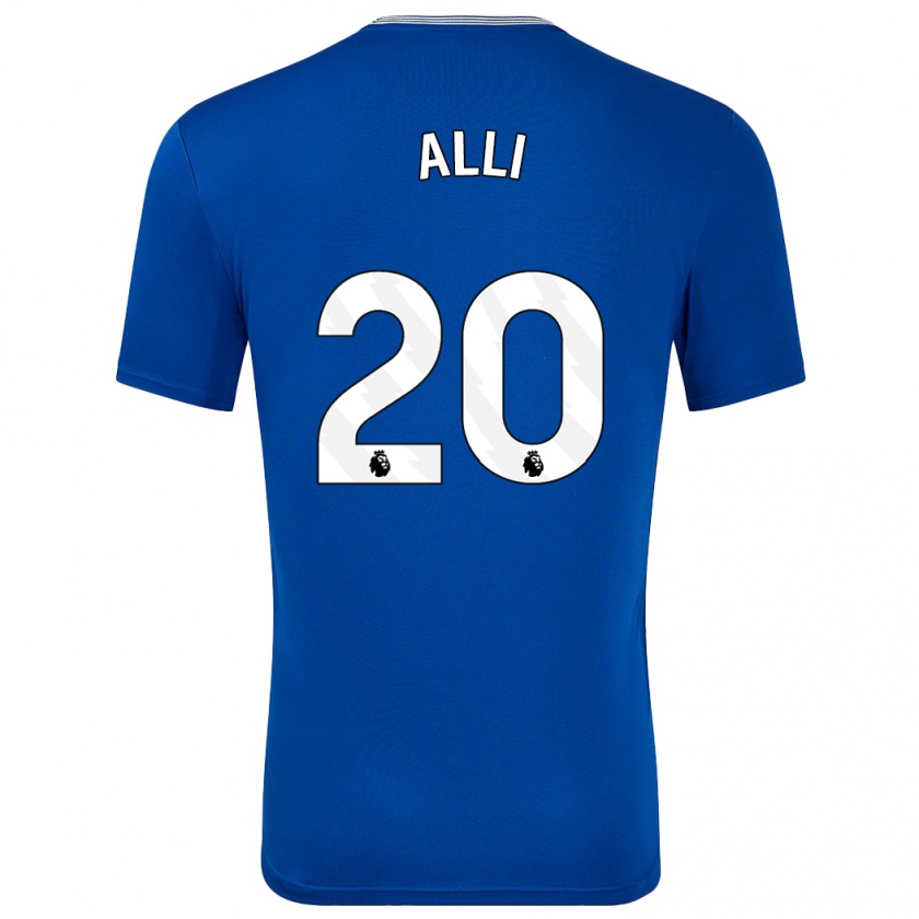 Kandiny Enfant Maillot Dele Alli #20 Bleu Avec Tenues Domicile 2024/25 T-Shirt