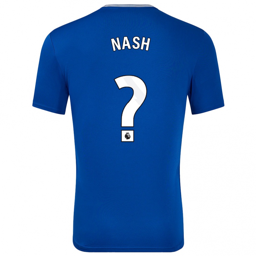 Kandiny Enfant Maillot Patrick Nash #0 Bleu Avec Tenues Domicile 2024/25 T-Shirt