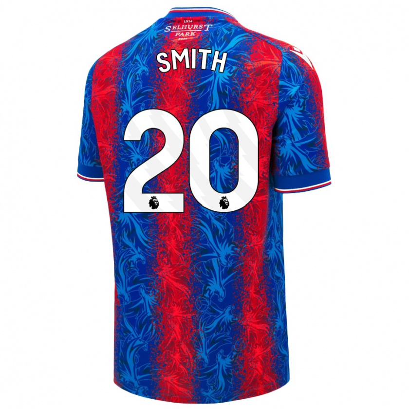 Kandiny Enfant Maillot Hope Smith #20 Rayures Rouges Et Bleues Tenues Domicile 2024/25 T-Shirt