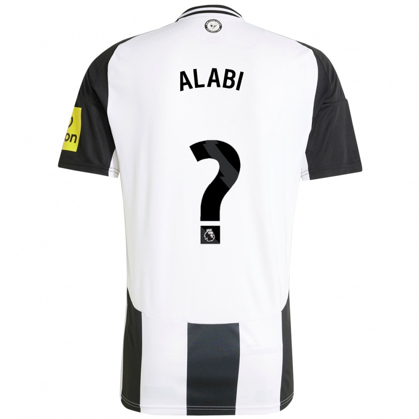 Kandiny Enfant Maillot Sam Alabi #0 Blanc Noir Tenues Domicile 2024/25 T-Shirt