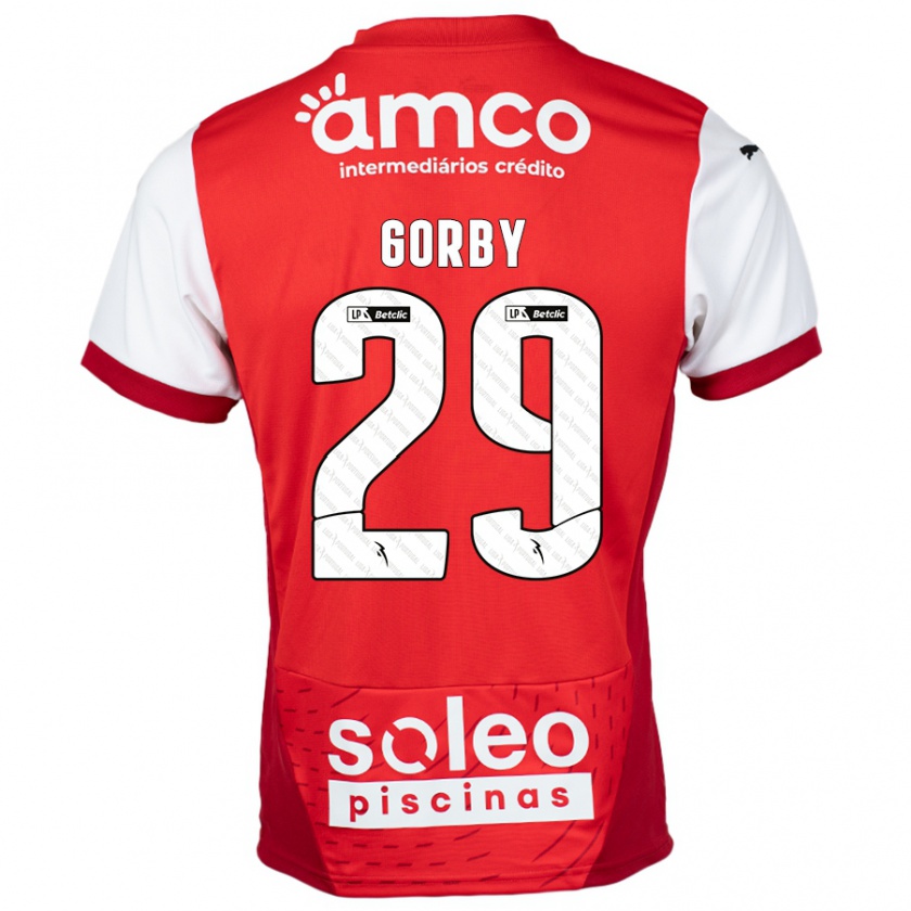 Kandiny Enfant Maillot Gorby #29 Rouge Blanc Tenues Domicile 2024/25 T-Shirt