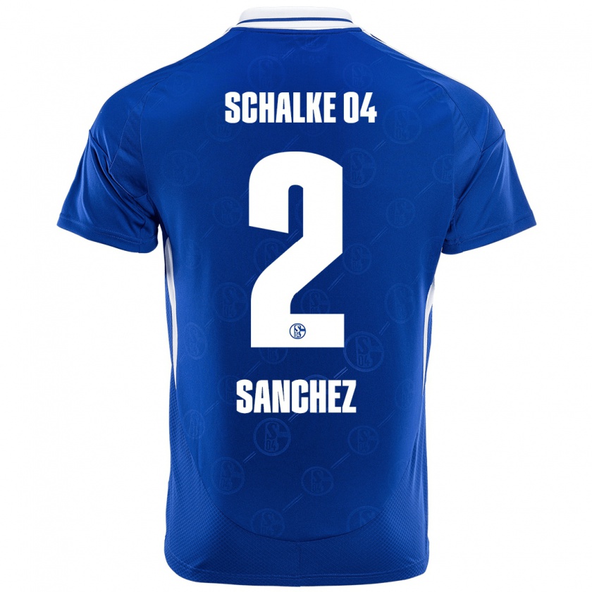 Kandiny Enfant Maillot Felipe Sánchez #2 Bleu Royal Tenues Domicile 2024/25 T-Shirt