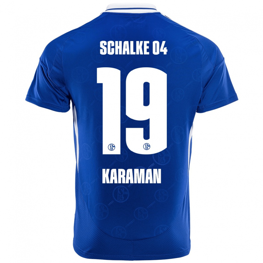 Kandiny Enfant Maillot Kenan Karaman #19 Bleu Royal Tenues Domicile 2024/25 T-Shirt