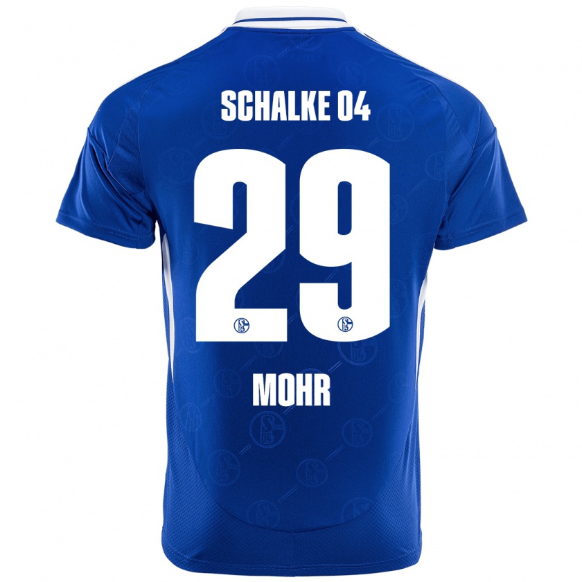 Kandiny Enfant Maillot Tobias Mohr #29 Bleu Royal Tenues Domicile 2024/25 T-Shirt