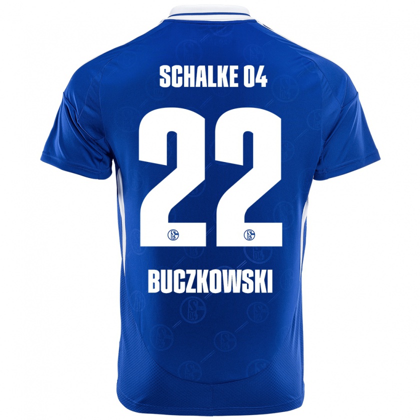 Kandiny Enfant Maillot Philip Buczkowski #22 Bleu Royal Tenues Domicile 2024/25 T-Shirt