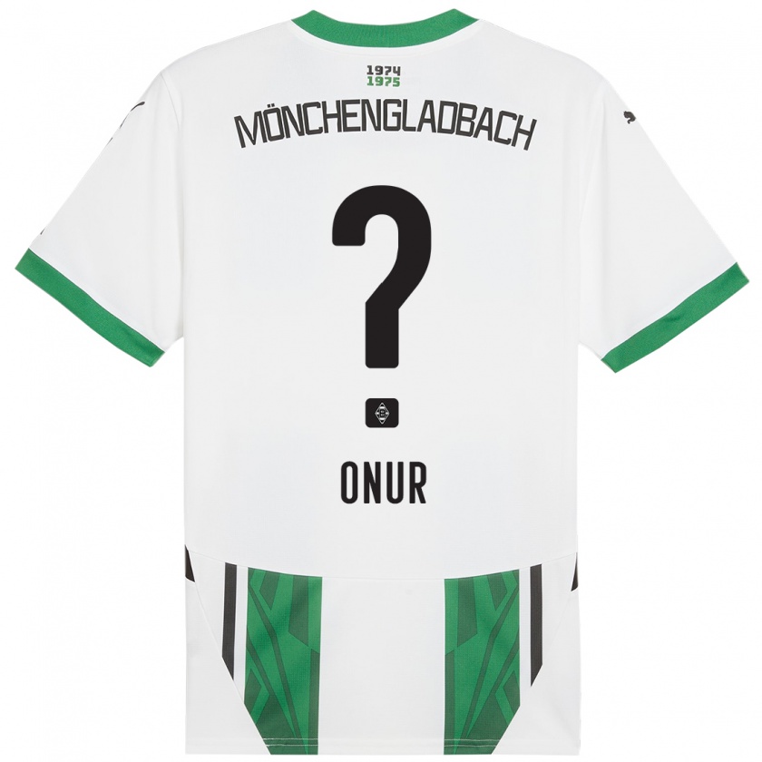 Kandiny Enfant Maillot Hasan Onur #0 Blanc Vert Tenues Domicile 2024/25 T-Shirt