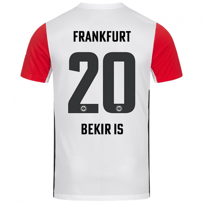 Kandiny Enfant Maillot Eba Bekir Is #20 Blanc Rouge Tenues Domicile 2024/25 T-Shirt