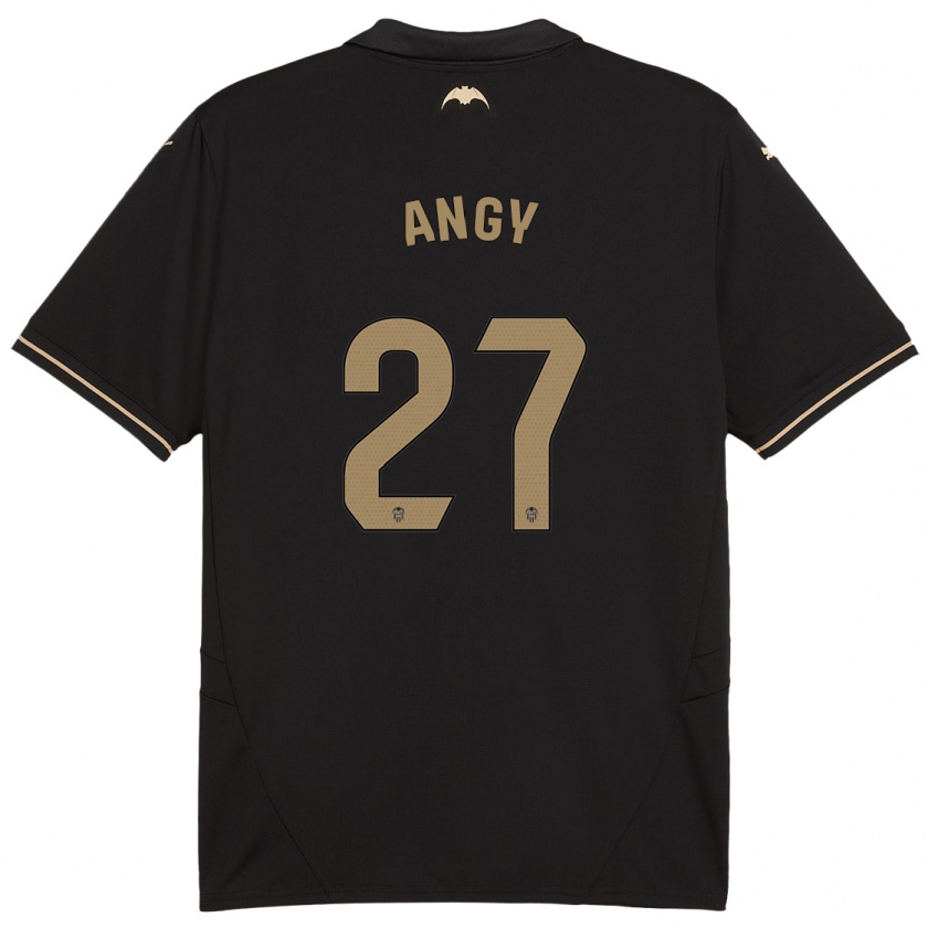 Kandiny Enfant Maillot Angy #27 Noir Tenues Extérieur 2024/25 T-Shirt