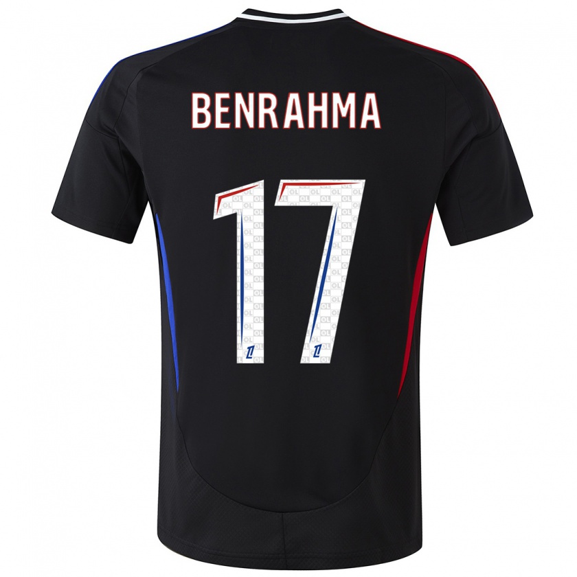 Kandiny Enfant Maillot Saïd Benrahma #17 Noir Tenues Extérieur 2024/25 T-Shirt