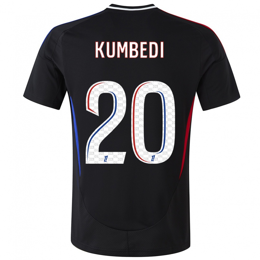 Kandiny Enfant Maillot Saël Kumbedi #20 Noir Tenues Extérieur 2024/25 T-Shirt