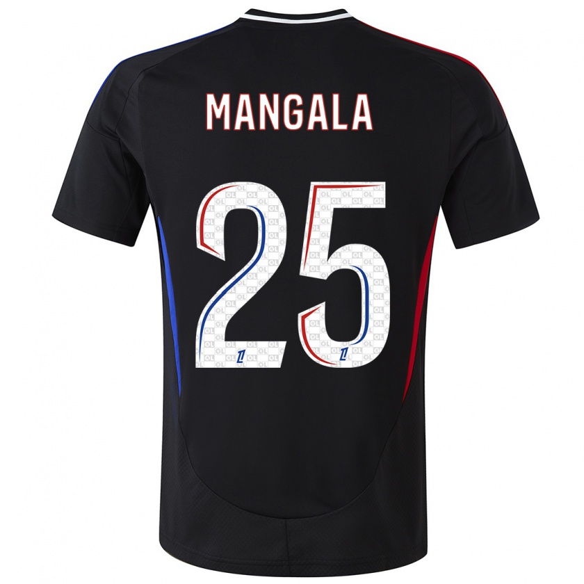 Kandiny Enfant Maillot Orel Mangala #25 Noir Tenues Extérieur 2024/25 T-Shirt