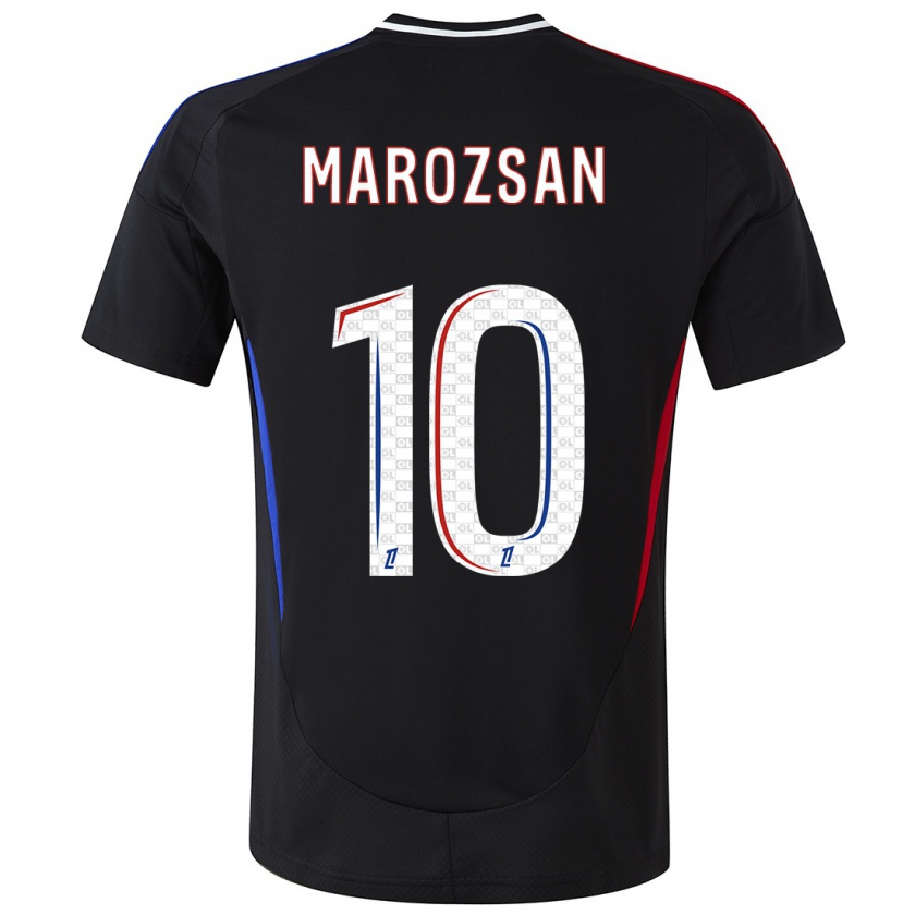 Kandiny Enfant Maillot Dzsenifer Marozsán #10 Noir Tenues Extérieur 2024/25 T-Shirt