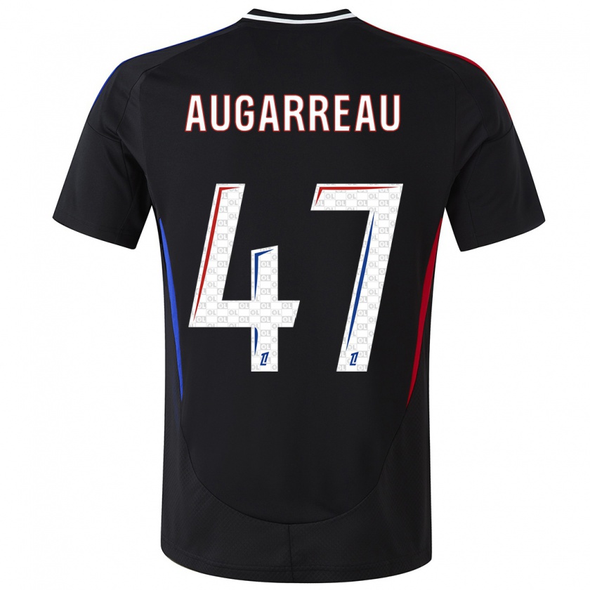 Kandiny Enfant Maillot Sofiane Augarreau #47 Noir Tenues Extérieur 2024/25 T-Shirt