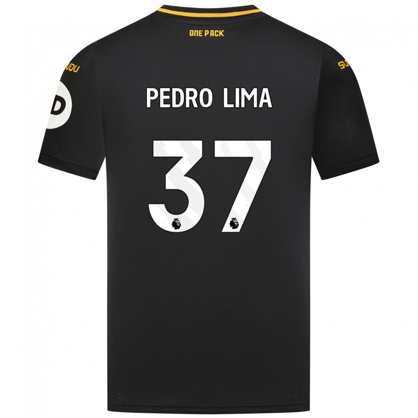 Kandiny Enfant Maillot Pedro Lima #37 Noir Tenues Extérieur 2024/25 T-Shirt