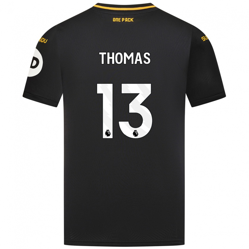 Kandiny Enfant Maillot Bec Thomas #13 Noir Tenues Extérieur 2024/25 T-Shirt