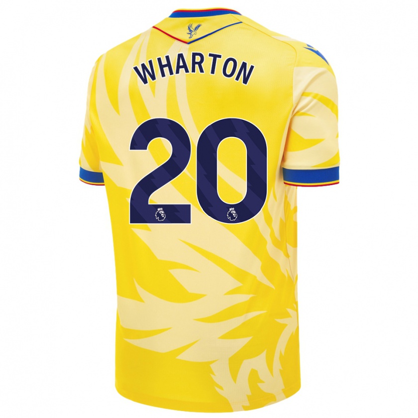 Kandiny Enfant Maillot Adam Wharton #20 Jaune Tenues Extérieur 2024/25 T-Shirt