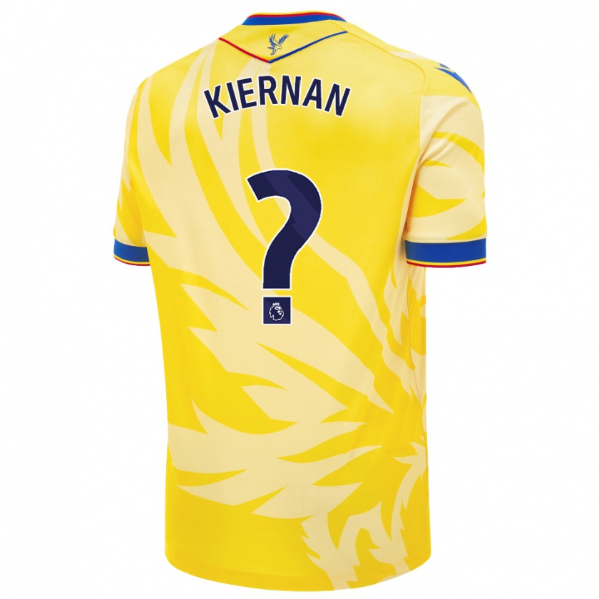 Kandiny Enfant Maillot Brendan Kiernan #0 Jaune Tenues Extérieur 2024/25 T-Shirt