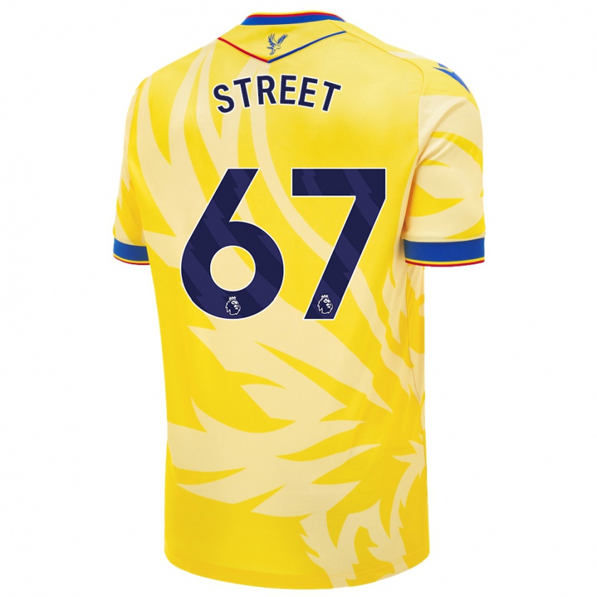 Kandiny Enfant Maillot Rob Street #67 Jaune Tenues Extérieur 2024/25 T-Shirt