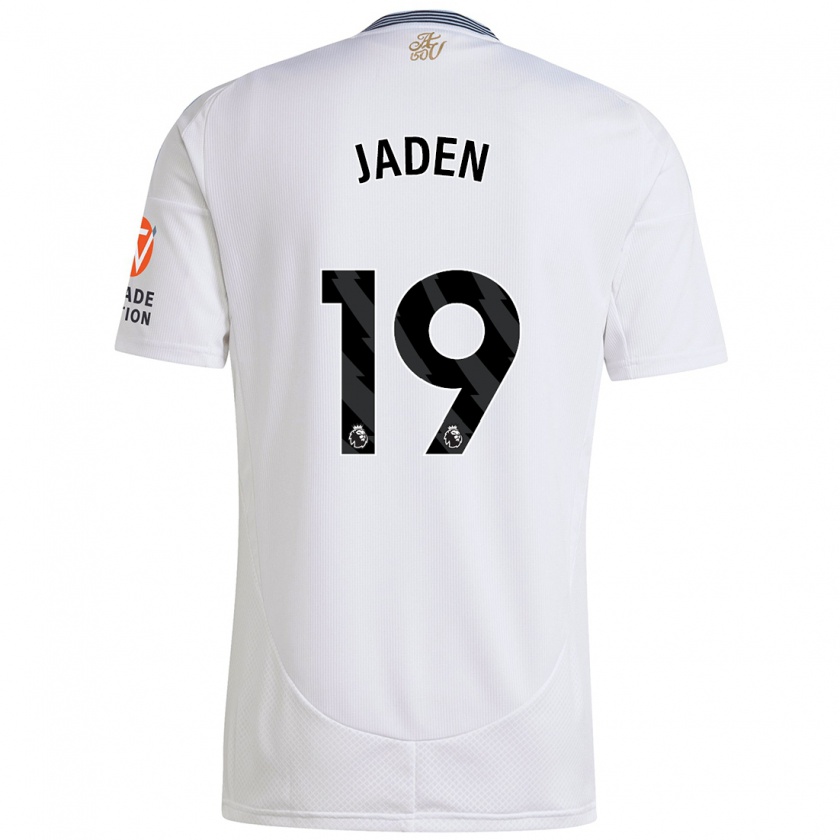 Kandiny Enfant Maillot Jaden Philogene #19 Blanc Tenues Extérieur 2024/25 T-Shirt