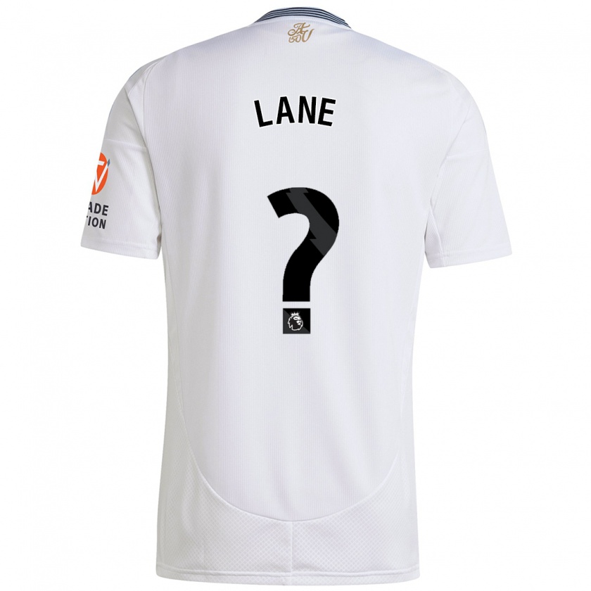 Kandiny Enfant Maillot Josh Lane #0 Blanc Tenues Extérieur 2024/25 T-Shirt