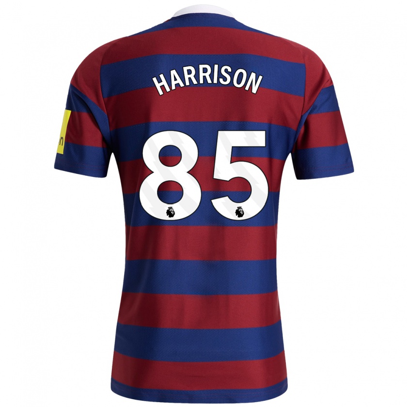 Kandiny Enfant Maillot Adam Harrison #85 Bordeaux Bleu Marine Tenues Extérieur 2024/25 T-Shirt