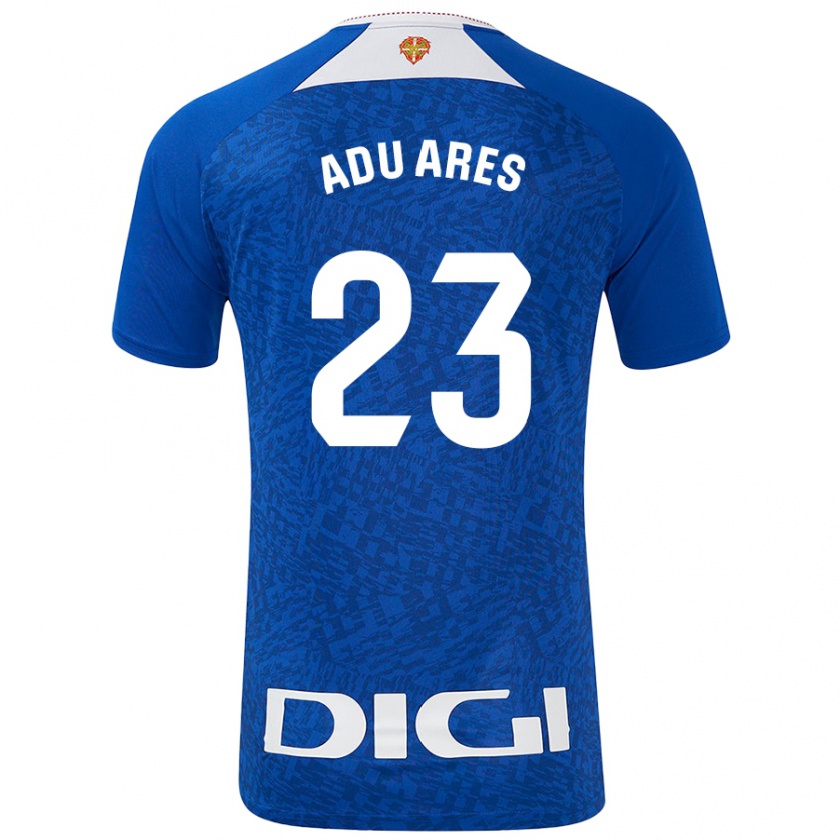 Kandiny Enfant Maillot Adu Ares #23 Bleu Roi Tenues Extérieur 2024/25 T-Shirt