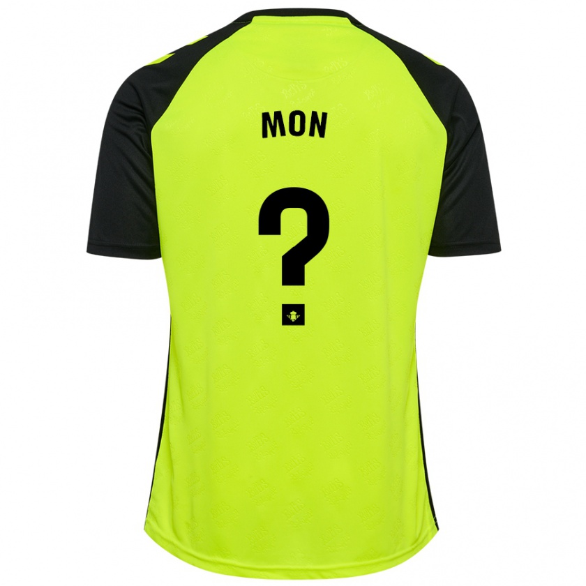 Kandiny Enfant Maillot Mon #0 Jaune Fluo Noir Tenues Extérieur 2024/25 T-Shirt