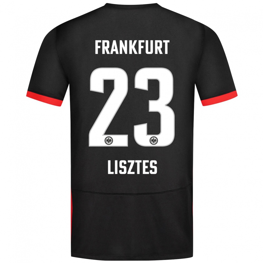 Kandiny Enfant Maillot Krisztián Lisztes #23 Noir Tenues Extérieur 2024/25 T-Shirt