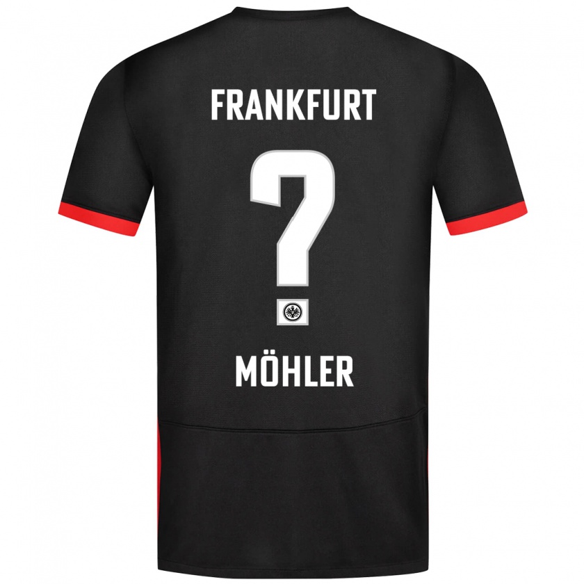 Kandiny Enfant Maillot Emil Möhler #0 Noir Tenues Extérieur 2024/25 T-Shirt