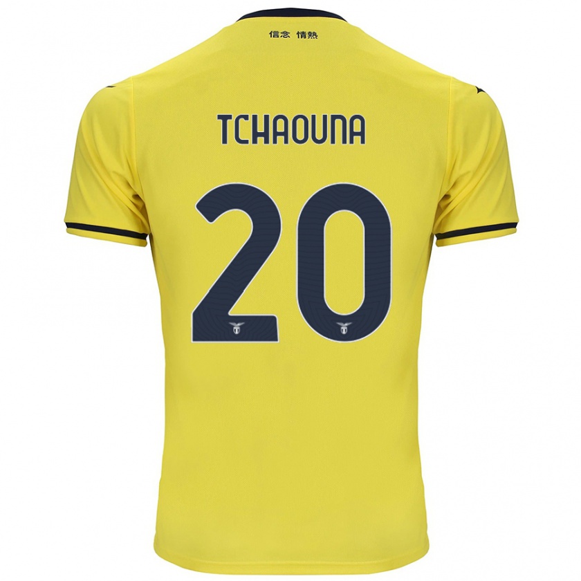 Kandiny Enfant Maillot Loum Tchaouna #20 Jaune Tenues Extérieur 2024/25 T-Shirt