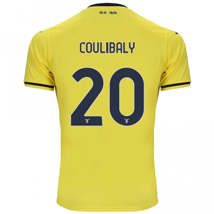 Kandiny Enfant Maillot Larsson Coulibaly #20 Jaune Tenues Extérieur 2024/25 T-Shirt