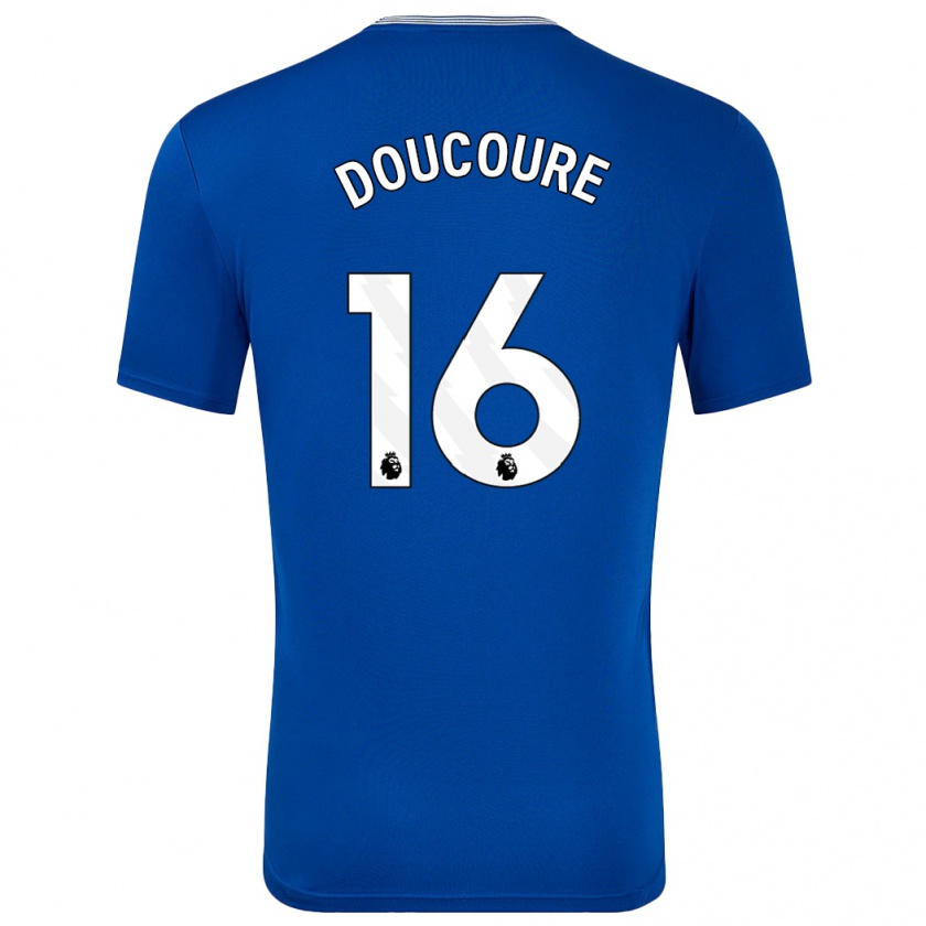 Kandiny Homme Maillot Abdoulaye Doucouré #16 Bleu Avec Tenues Domicile 2024/25 T-Shirt