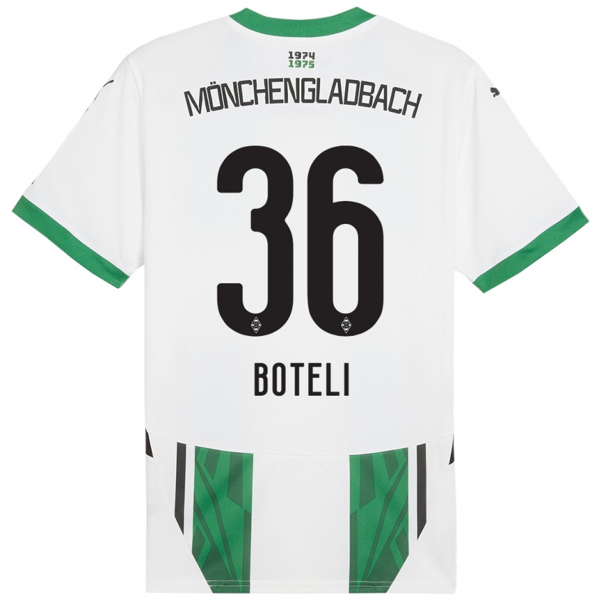 Kandiny Homme Maillot Winsley Boteli #36 Blanc Vert Tenues Domicile 2024/25 T-Shirt