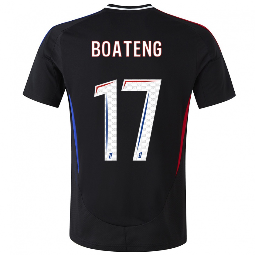 Kandiny Homme Maillot Jerome Boateng #17 Noir Tenues Extérieur 2024/25 T-Shirt