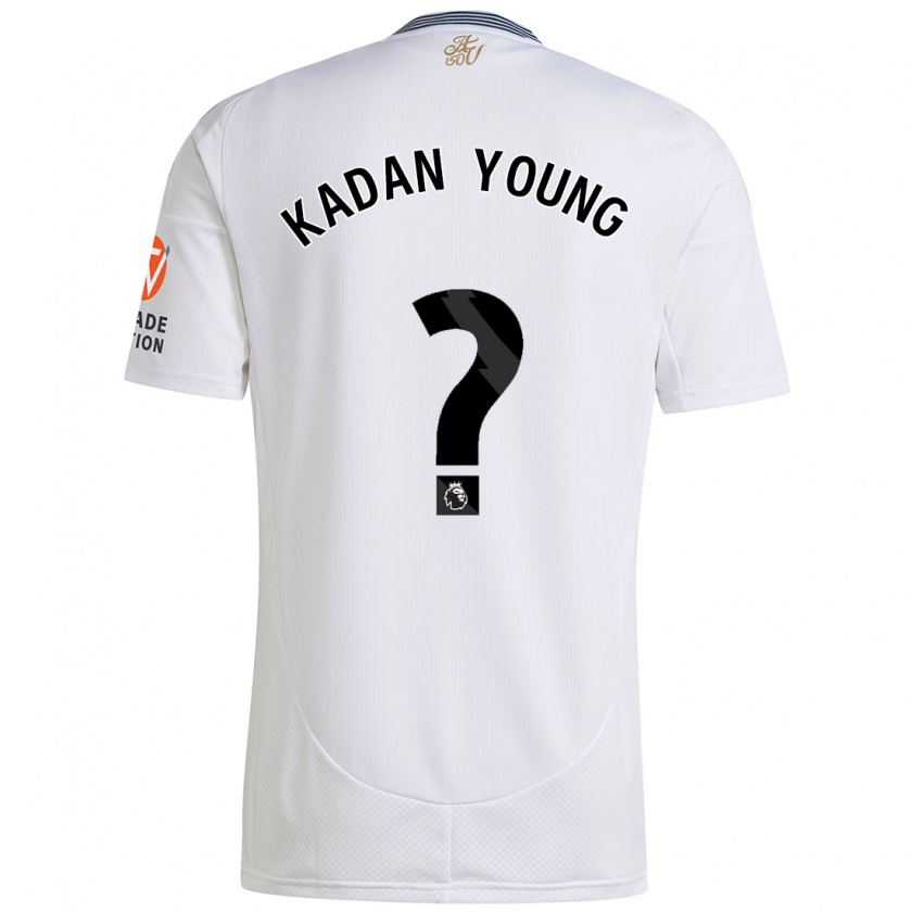 Kandiny Homme Maillot Kadan Young #0 Blanc Tenues Extérieur 2024/25 T-Shirt