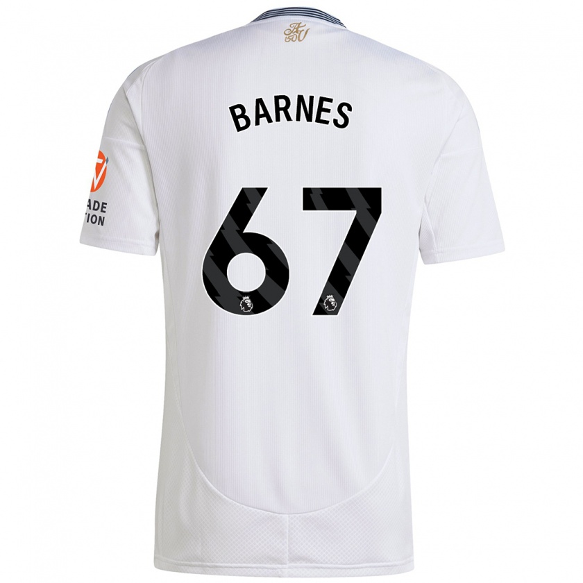 Kandiny Homme Maillot Mikell Barnes #67 Blanc Tenues Extérieur 2024/25 T-Shirt