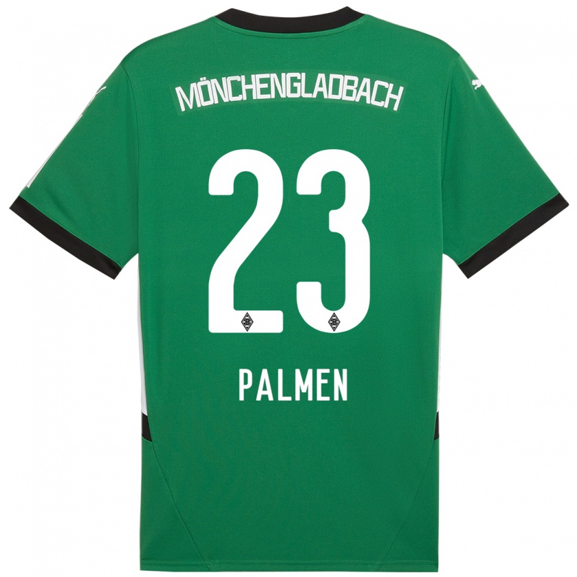 Kandiny Homme Maillot Luisa Palmen #23 Vert Blanc Tenues Extérieur 2024/25 T-Shirt