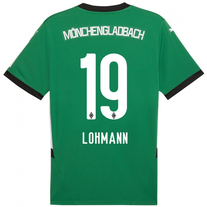 Kandiny Homme Maillot Mona Lohmann #19 Vert Blanc Tenues Extérieur 2024/25 T-Shirt