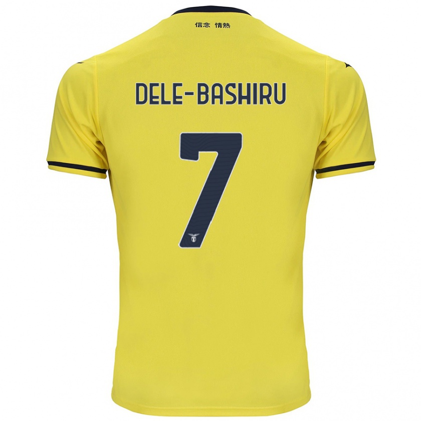 Kandiny Homme Maillot Fisayo Dele-Bashiru #7 Jaune Tenues Extérieur 2024/25 T-Shirt