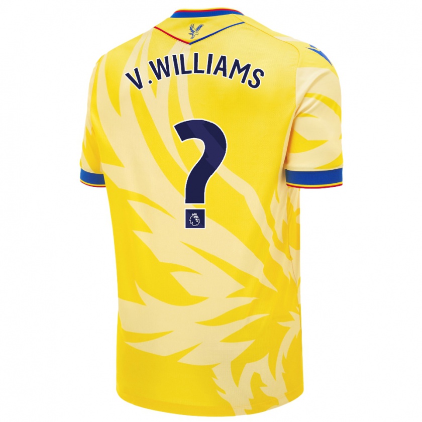 Kandiny Femme Maillot Vonnte Williams #0 Jaune Tenues Extérieur 2024/25 T-Shirt