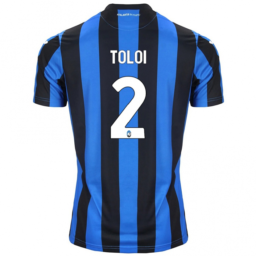 Kandiny Enfant Maillot Rafael Tolói #2 Bleu Noir Tenues Domicile 2024/25 T-Shirt